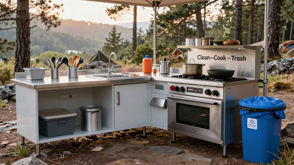 adapt campsite workflow layout