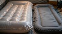 air mattress warmth comparison