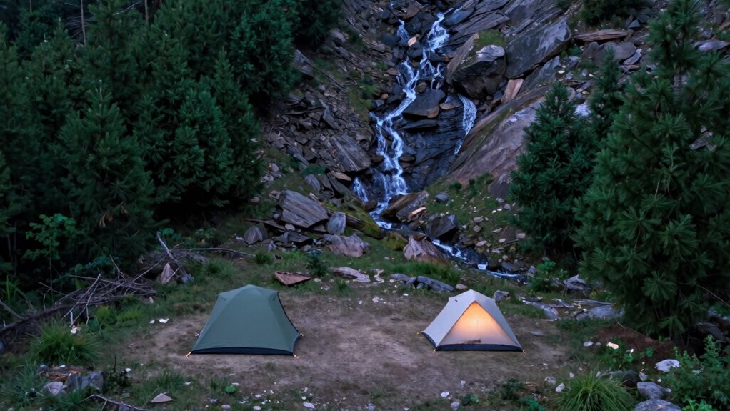 avoid slopes with poor drainage