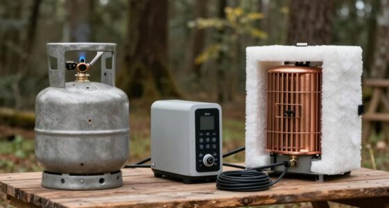 camping water heater options
