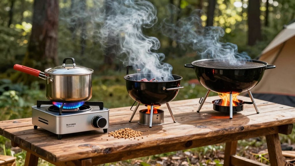 campsite cooking fuel choices