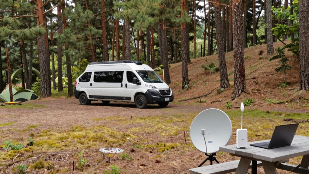 check campsite signal connectivity