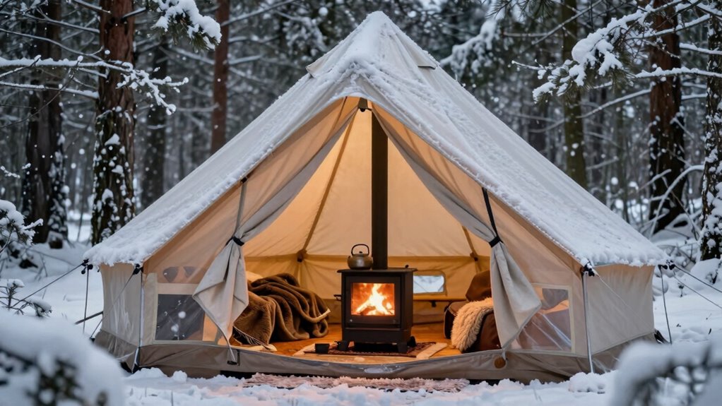 check tent insulation and vents