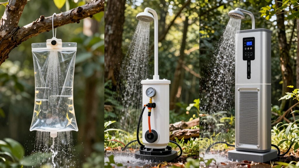 choosing eco friendly camping shower