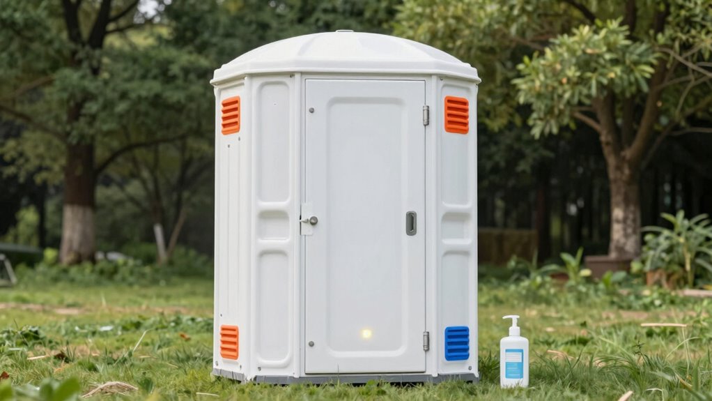 comfortable hygienic portable toilet