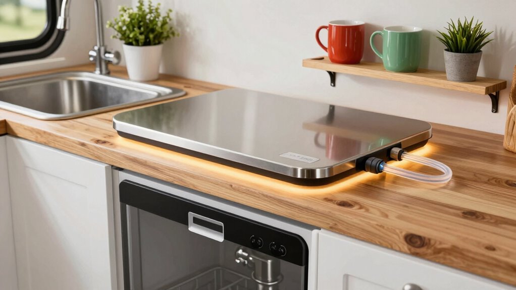 Countertop Dishwashers in RVs: The Plumbing Hack That Makes It Practical 11 compact rv dishwashing solutions