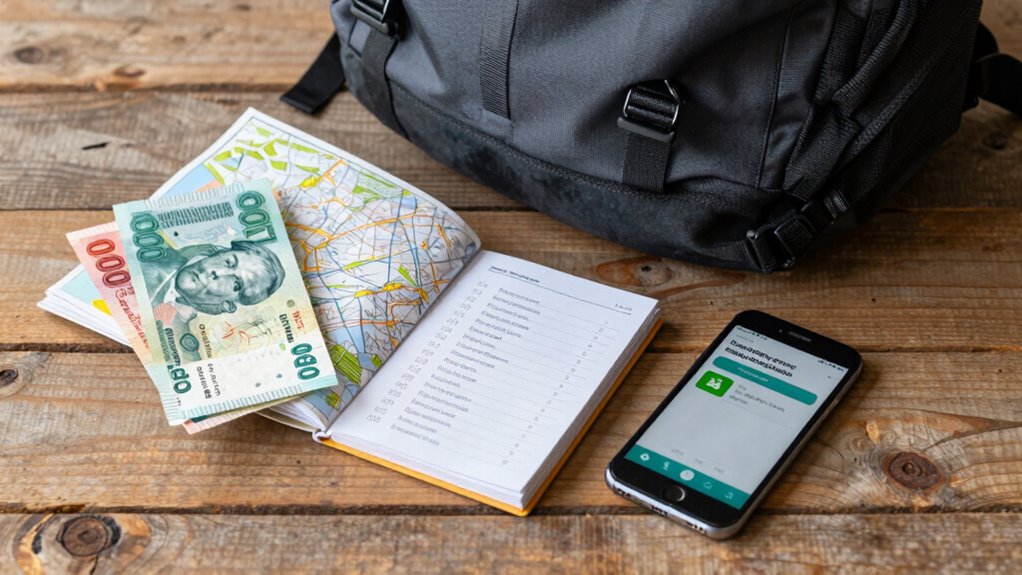 International Trip Checklist for Campers: What People Forget Every Time 7 currency maps language tools