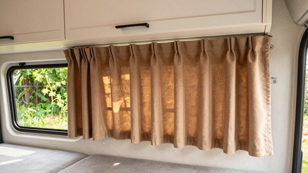 diy campervan privacy solutions