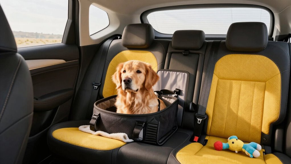 Traveling With a Dog in a Car: How to Set up a Safe Back Seat Zone 4 dog travel safety considerations