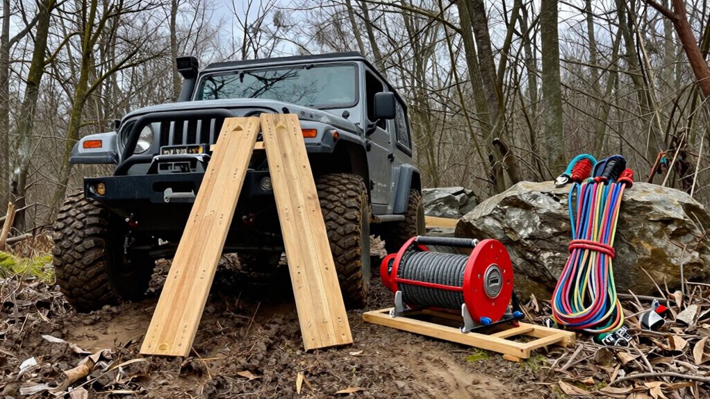 Off‑Road Recovery 101: Boards Vs Winches Vs Ropes—When to Use What 9 essential off road recovery gear