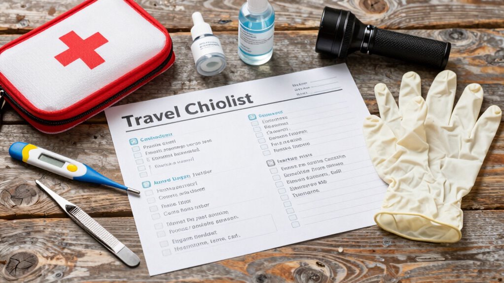 International Trip Checklist for Campers: What People Forget Every Time 4 essential trip health supplies