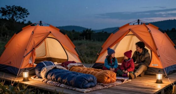 family camping warmth tips
