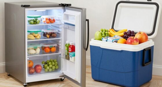 fridge vs cooler safety