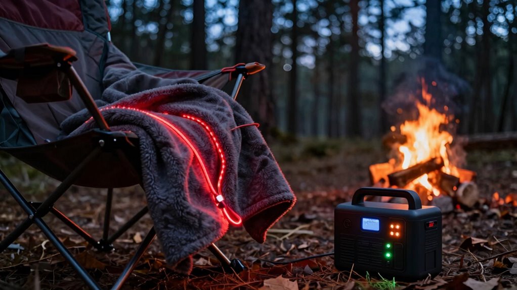 heated blankets consume power