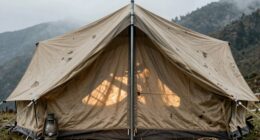 heavy durable loved canvas tents