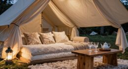 hotel like tent comfort