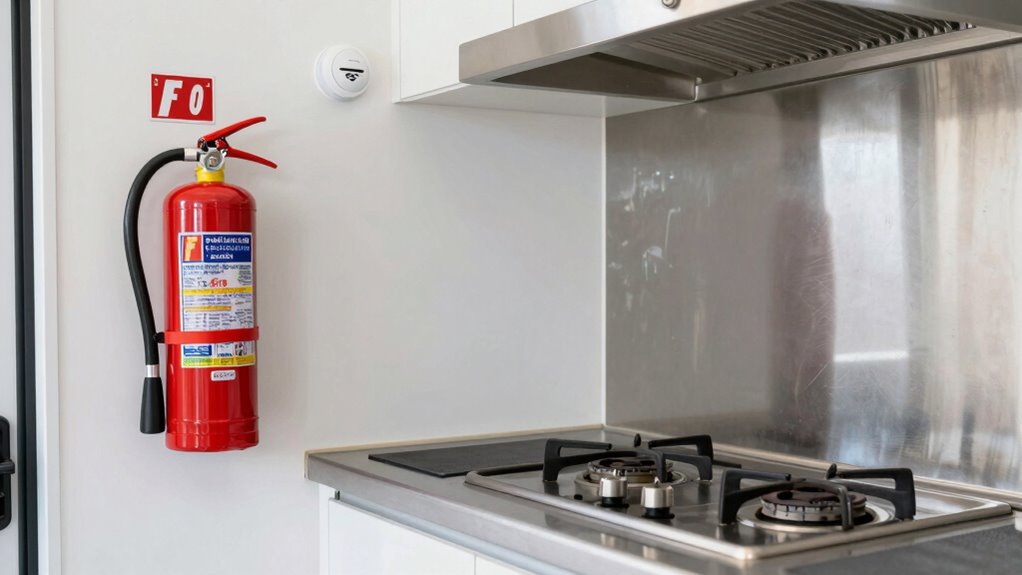 identify van kitchen fire hazards