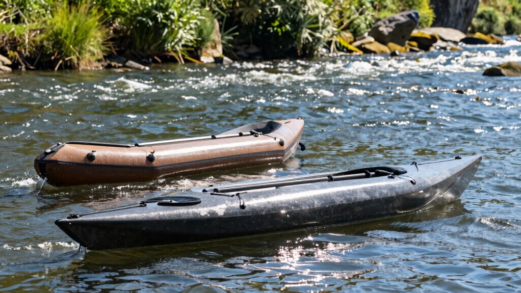 inflatable vs hard kayak stability