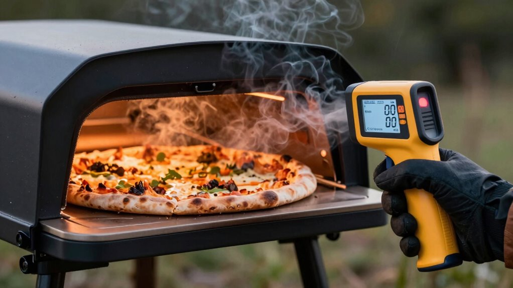 infrared oven temperature measurement