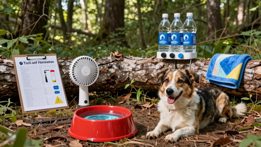 keep dog hydrated outdoors