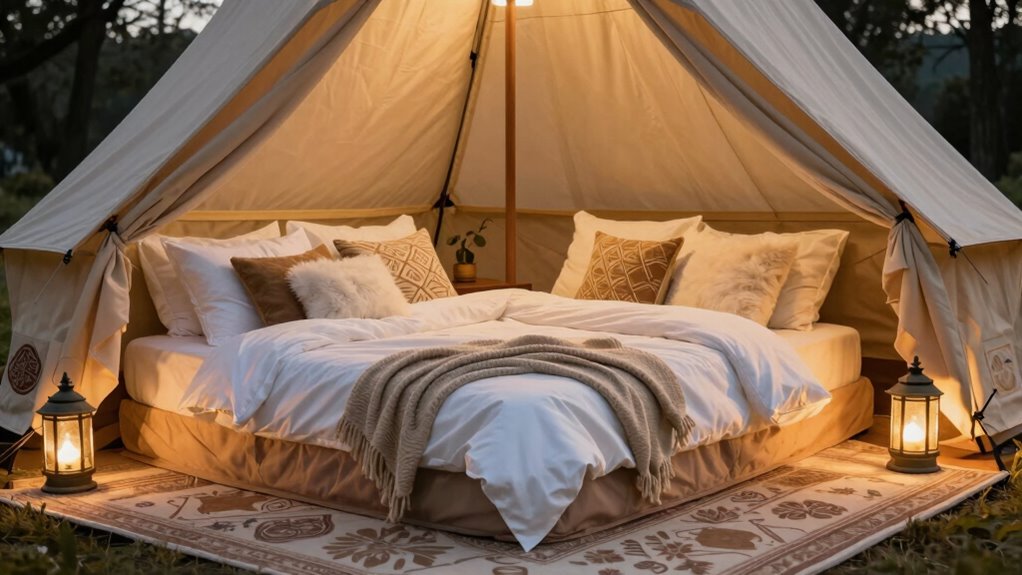 layered soft fabric comfort