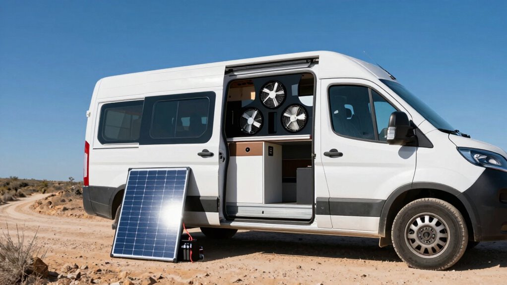 limited battery and solar reliance