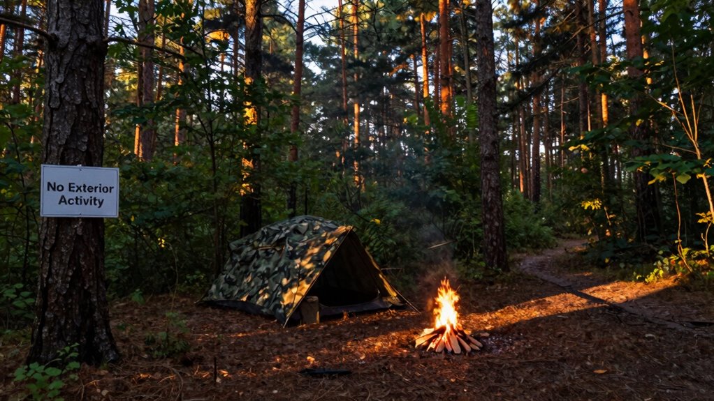 no exterior activity penalties