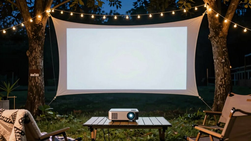 outdoor projector setup essentials