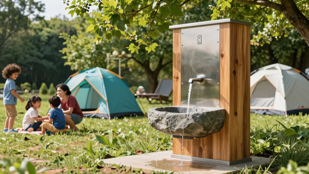 portable outdoor hygiene solution