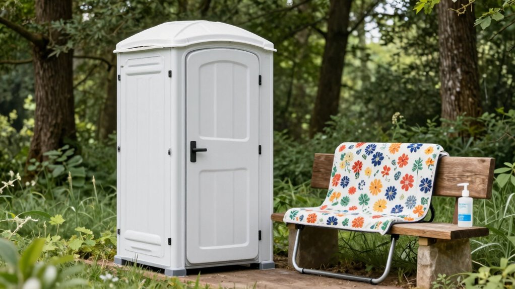 portable toilet comfort essentials