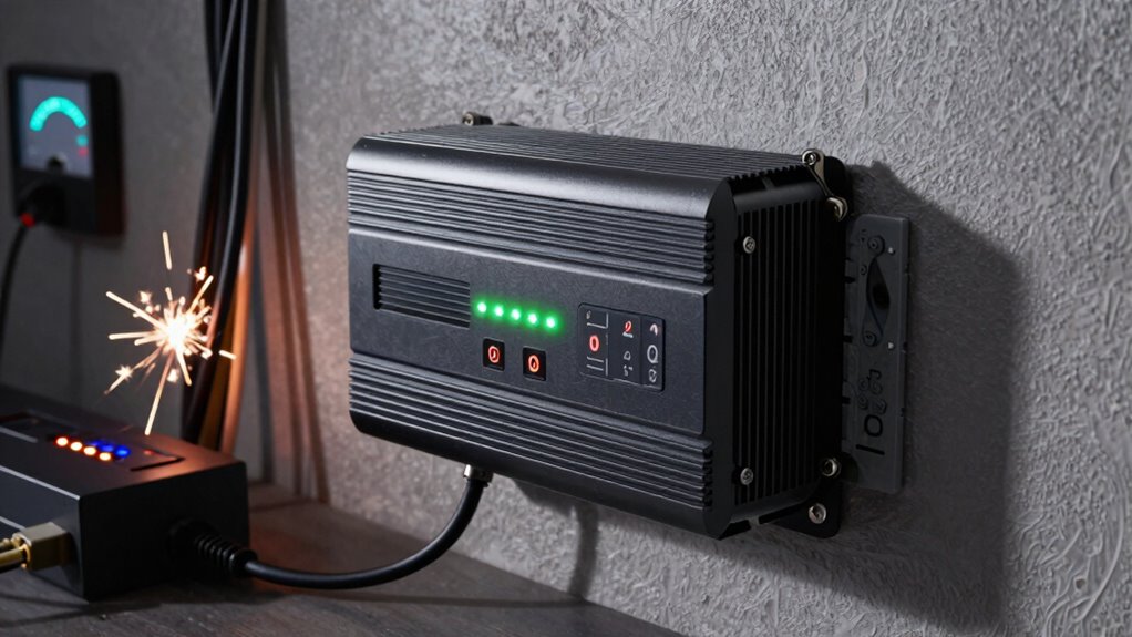 power surges cause inverter shutdowns