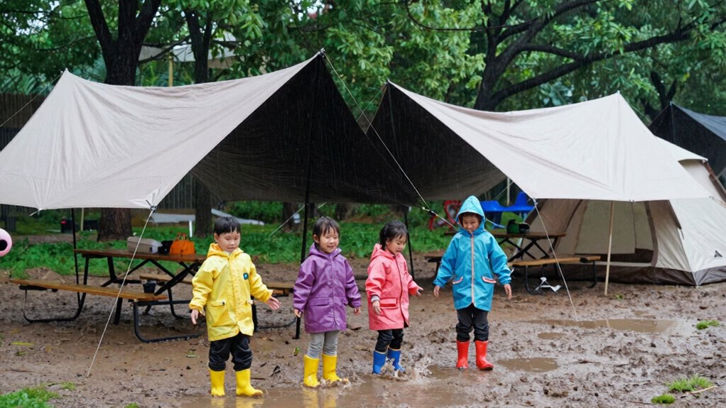 Rain, Mud, and Kids: The Campsite Systems That Save Your Sanity 3 prepare campsite for muddy conditions