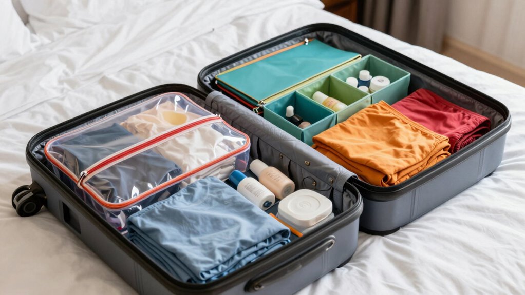 proper packing and organization