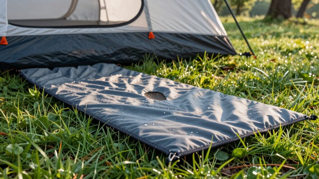 proper tent footprint setup