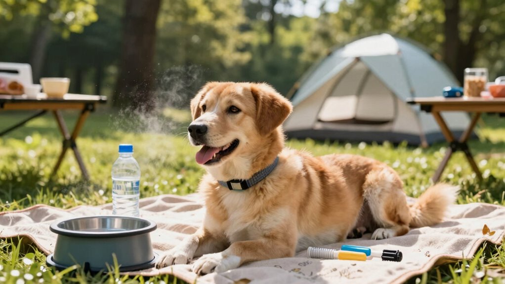 provide shade and hydration