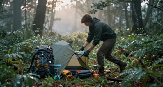 quick stealth camping exit