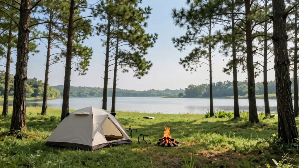 quiet camping sound zones