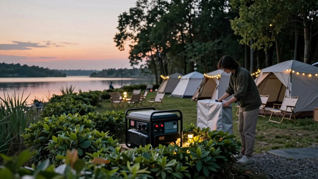 quiet generator placement tips