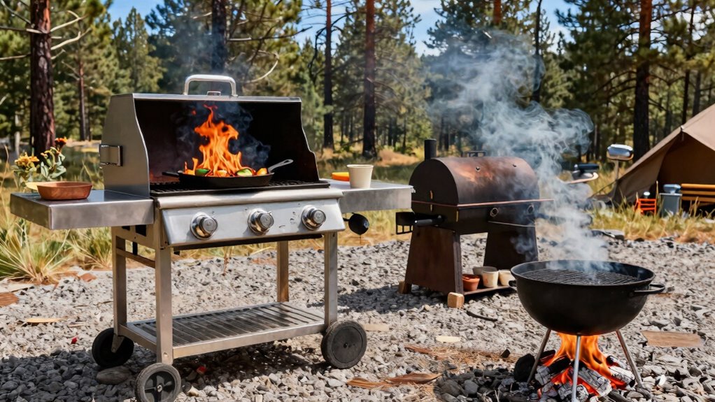 reliable efficient camping grilling