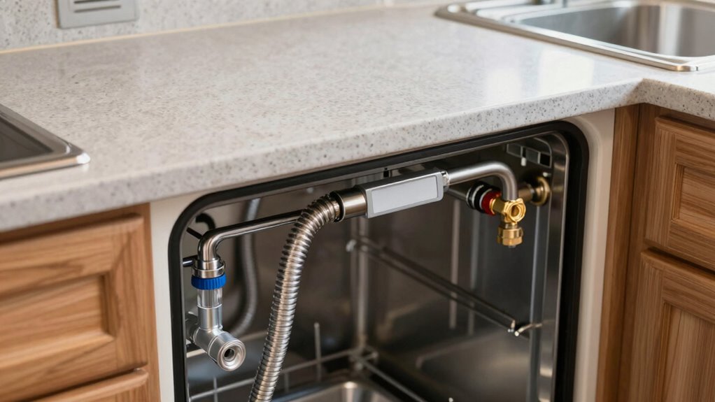 Countertop Dishwashers in RVs: The Plumbing Hack That Makes It Practical 5 rv dishwasher plumbing installation