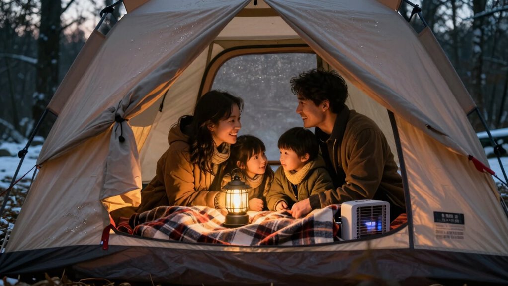 safe camping heat management