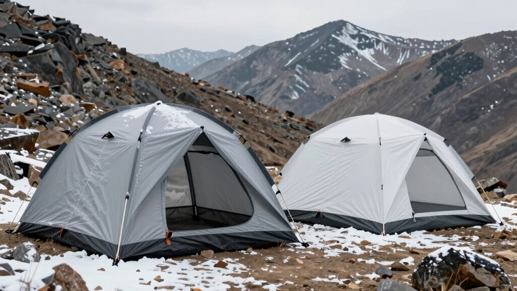 seasonal tent design differences