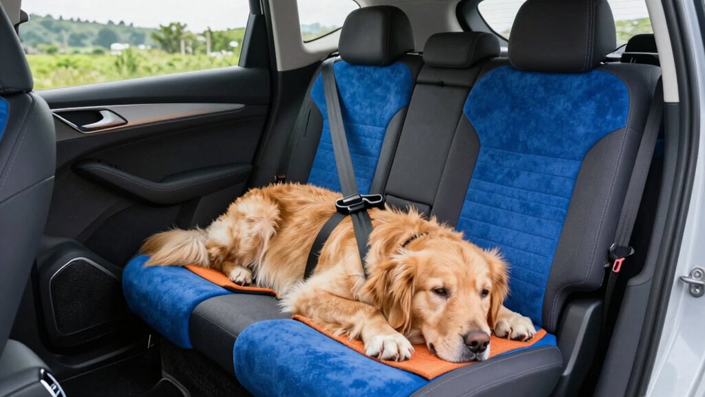 Traveling With a Dog in a Car: How to Set up a Safe Back Seat Zone 9 secure comfortable dog car zone