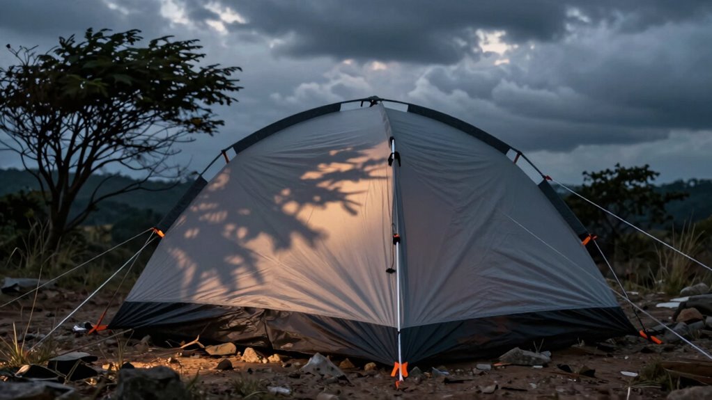 Pitching Tents in High Wind: The Stake-and-Guyline Method That Works 4 secure stakes and guylines