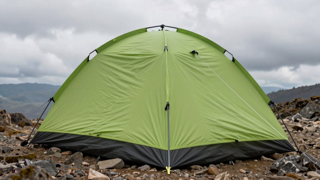 secure tents with stakes