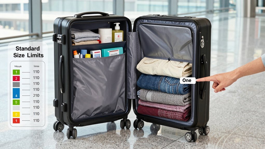 standard carry on size limits