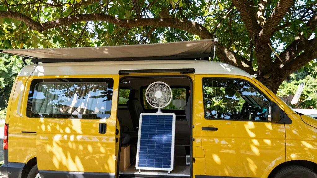stay cool in campervan