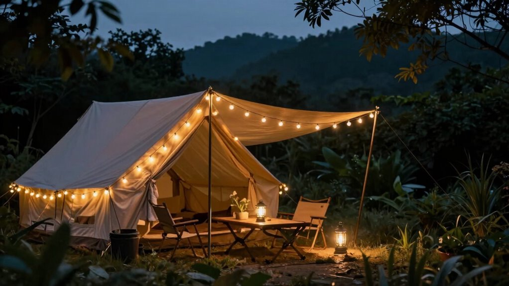 strategic neighbor friendly lighting placement