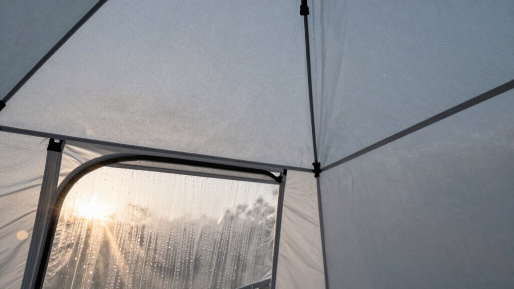 tent condensation from moisture