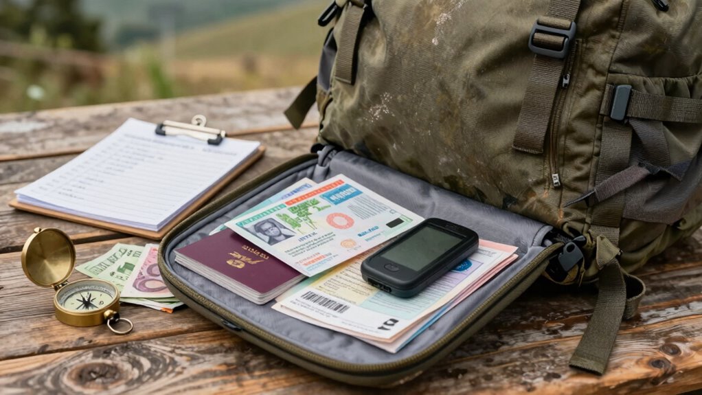 International Trip Checklist for Campers: What People Forget Every Time 3 travel documents and permits